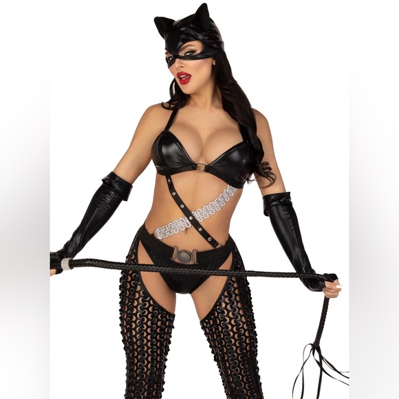 Mistress Kitty Fem Dom Halloween Costume Cat Woman - Picture 2 of 4